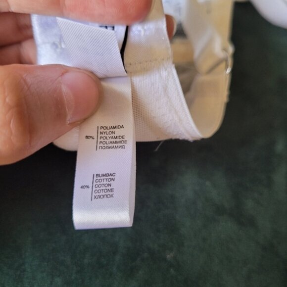 I.d. Sarrieri la ballerina half cup white lace bra- 32d - Picture 5 of 5